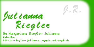 julianna riegler business card